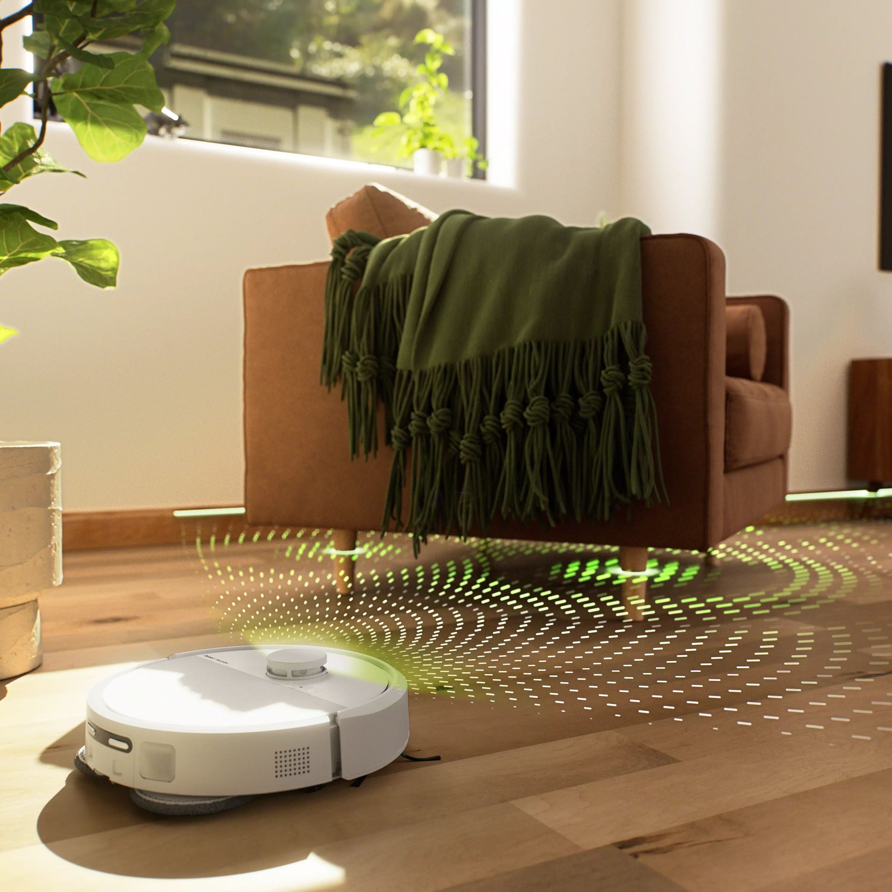 Robot Roomba® Plus 405 Combo con Base AutoWash™ - Blanco
